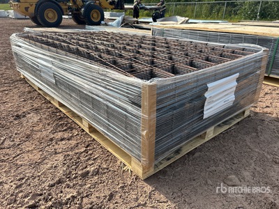 Quantity of (100) 7 ft x 3 ft 6 in Reinforcing Wire Mesh Divers  (Unused)