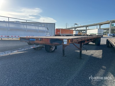 1993 Fruehauf 50 ft T/A Flatbed Trailer