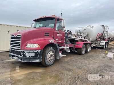 2014 Mack CXU613 6x4 T/A Day Cab Truck Tractor w/ 2013 McNeilus Mixer Trailer