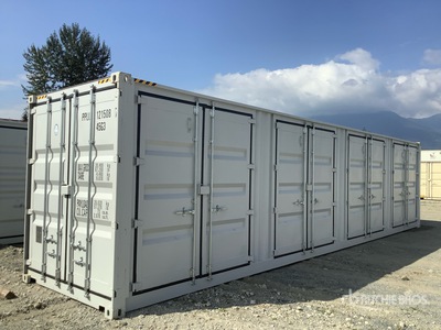 2025 40 ft High Cube Multi-Door Storage Container