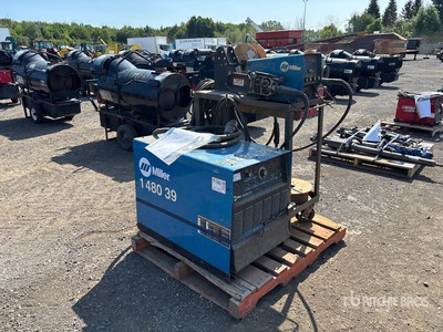 2008 Miller 652 126 A Skid-Mounted MIG Schweißgerät