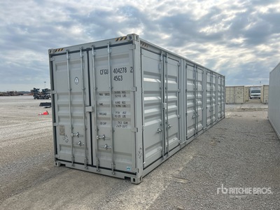 2025 40 ft High Cube Multi-Door Storage Container