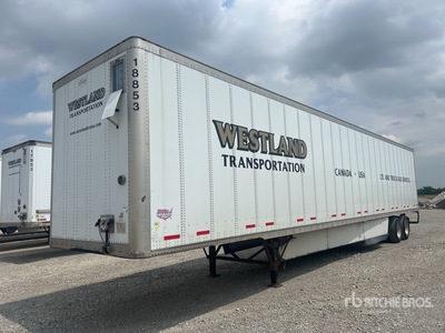 2013 Wabash 53 ft T/A Van Trailer
