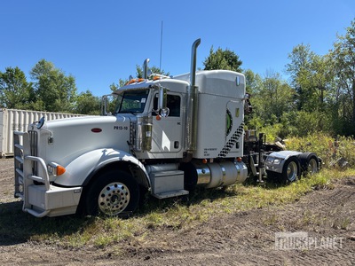 2012 Hiab 122 B 4300 kg Knuckle Boom on 2013 Peterbilt 367 Prestige 6x4 Sleeper Truck Tractor w/Crane