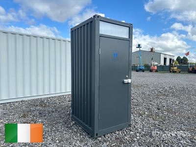Skid-Mounted Single Block Portable Toilet (Unused)