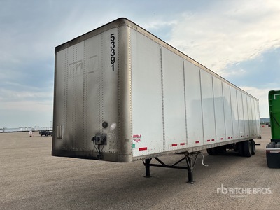2011 Wabash 53 ft x 102 in T/A Van Trailer