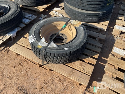 Goodyear 245/70R19.5 Tire w/Wheel