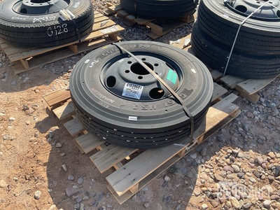 Goodyear 10R22.5 Tire w/Wheel