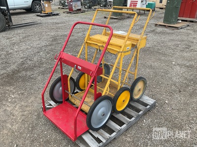 (3) Compressed Gas Hand Carts