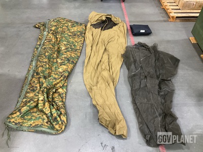 (25) Wet Weather Poncho Liners, (9) Bivy Covers, & Assorted Items