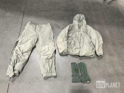 (27) Parkas, (11) Pairs of Trousers, (3) Pairs of Gloves & (2) Pairs of Mittens