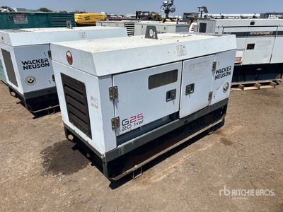 2009 Wacker G-25 Skid-Mounted Generator Set