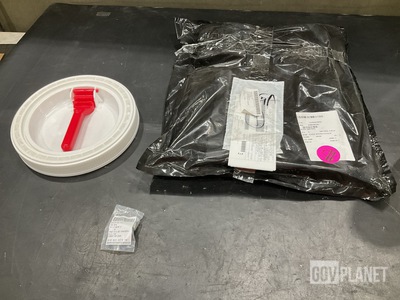 (2) Standoff Assemblies, (4) Plastic Materials, (104) Lids & Assorted Items