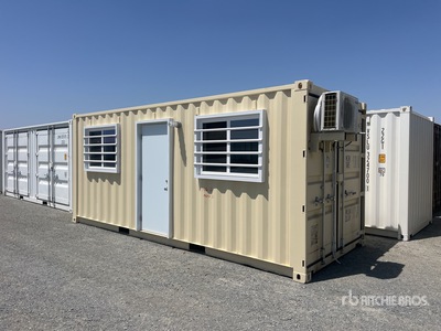 2025 20 ft x 20 ft 20 ft x 8 ft Skid-Mounted Container Mobile Office (Unused)