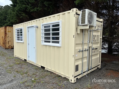 2025 0 ft x 0 ft 20 ft x 8 ft Skid-Mounted Storage Container Mobile Office (Unused)