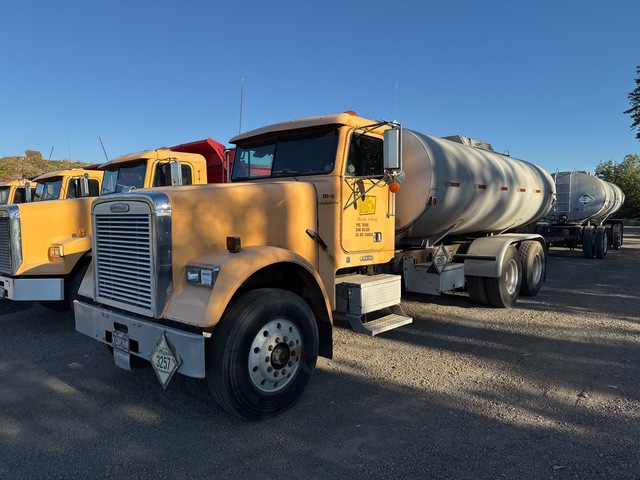 1997 Freightliner FLD120 6x4 Asphalt Tanker Truck w/ 1983 Beall Tank Trailer