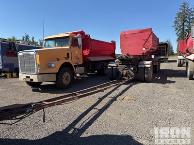 1998 Reliance Tri/A Drawbar Pup Sliding Transfer Trailer