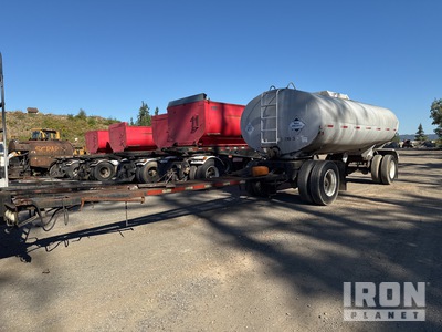 1983 Beall CRS-1 T/A Drawbar asphalt insulated tanker Tanker Trailer