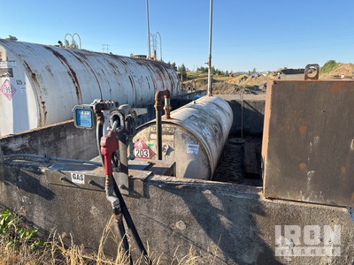 500 gal Skid Mounted Steel Gasoline Tank