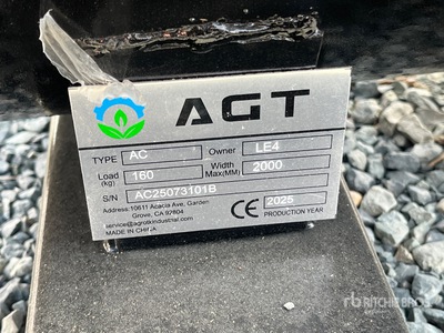 2025 AGT AC 40 gal Compresor de aire (Unused)