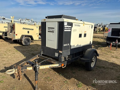 2014 Atlas Copco QAS25KD 20 kW Mobile Generator Set