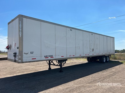 2007 Wabash DVCVHPC 53 ft x 102 in T/A Van Trailer