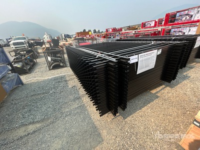 Quantity of (30) 2025 GLWF100730 10 ft x 7 ft Welded Steel Site Fence (Unused)