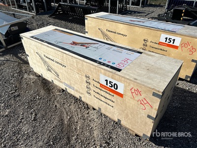 2025 ARTEER QB-FC300 12 in x 30 ft Portable Firewood Conveyor (Unused)
