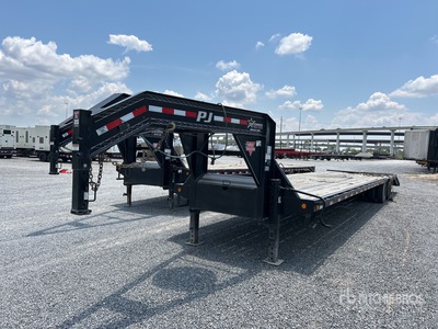 2022 PJ Trailers 3F492 49 ft T/A Gooseneck Equipment Trailer