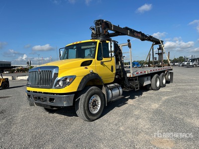 2015 IMT 16000S3 5825 lb Articulated Boom on 2016 International 7600 8x4 Kranwägen