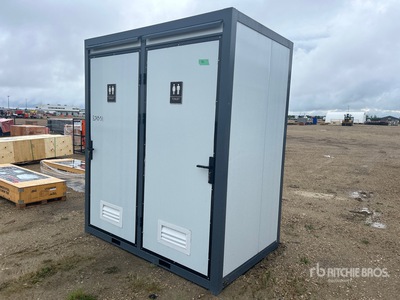 TMG STD07 7 ft x 4 ft 2 Person Skid-Mounted Portable Toilet