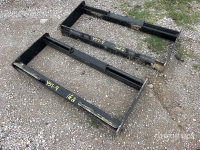 Quantity of (2) All-Star Quick Attach Skid Steer Attachment Mounting Plate (Unused)