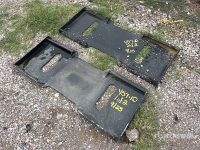Quantity of (2) All-Star Quick Attach Skid Steer Attachment Mounting Plate (Unused)