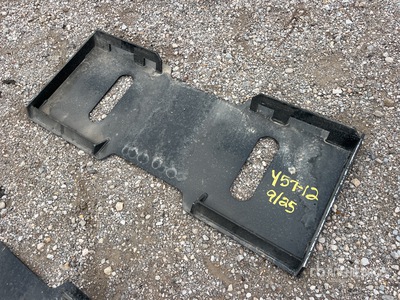 All-Star Skid Steer Attachment Mounting Plate (Unused)