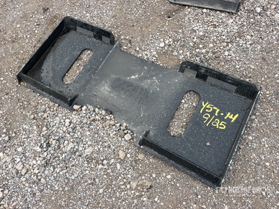 All-Star Skid Steer Attachment Mounting Plate (Unused)