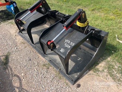 All-Star 80 in Skid Steer Grapple Bucket (Unused)