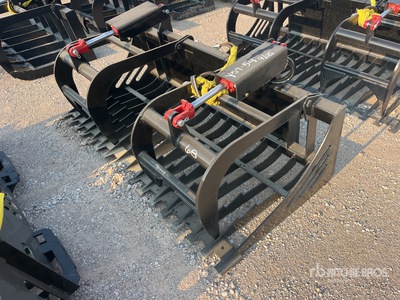 All-Star 68 in E-Series Rock Skid Steer Grapple (Unused)