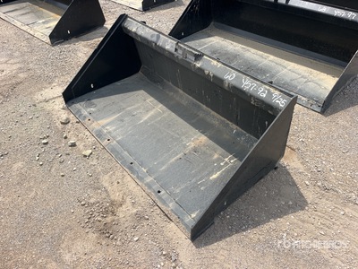 Mid-State 60 in Low Profile Skid Steer Bucket (Unused)
