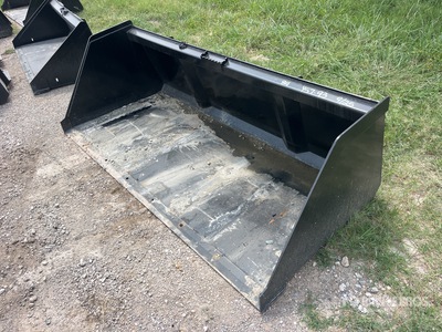 Mid-State 84 in Snow & Litter Skid Steer Bucket (Unused)