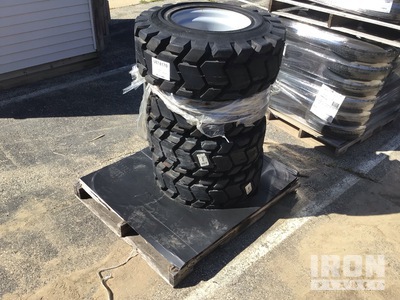 Quantity of (4) Solideal SKS775 12-16.5 MF Skid Steer Neumáticos (Unused)