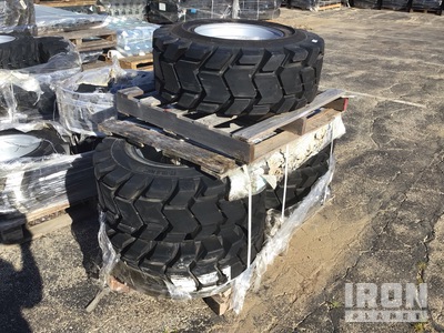 Quantity of (5) Camso SKS775 12-16.5 NHS LH Skid Steer Wheels Varios (Unused)