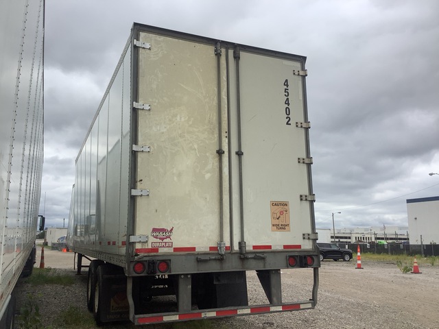 2018 Wabash DVLSHPC 53 ft x 102 in T/A Van Trailer (Inoperable)
