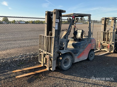 2018 Toyota 8FGU25 4500 lb Pneumatic Tire フォークリフト