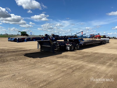 2012 Aspen 65 ton 16-Wheel Single Drop Removable Gooseneck 40-Wheel Combo 低床トレーラー