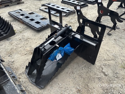 2025 Kit Containers QT-SG-S76-V3 Stump Skid Steer Grapple Bucket