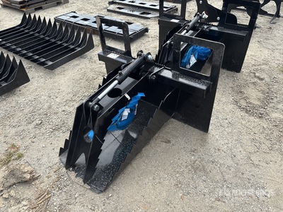 2025 Kit Containers QT-SG-S76-V3 Stump Skid Steer Grapple Bucket