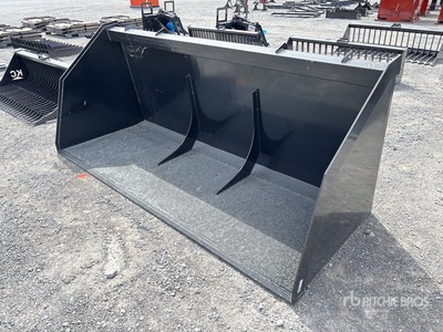 2025 Kit Containers 102 in General Purpose Skid Steer Bucket (Unused)