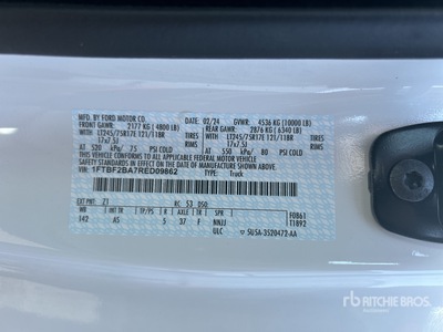 2024 Ford F-250 XL 4x4 Pickup (Inoperable)