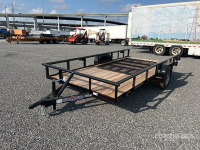 2025 Double A 7714S 14 ft S/A Utility Trailer (Unused)