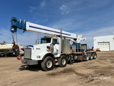 Manitex 35100 Straight Boom on 2013 Kenworth T800 10x6 Twin-Steer Kranwägen